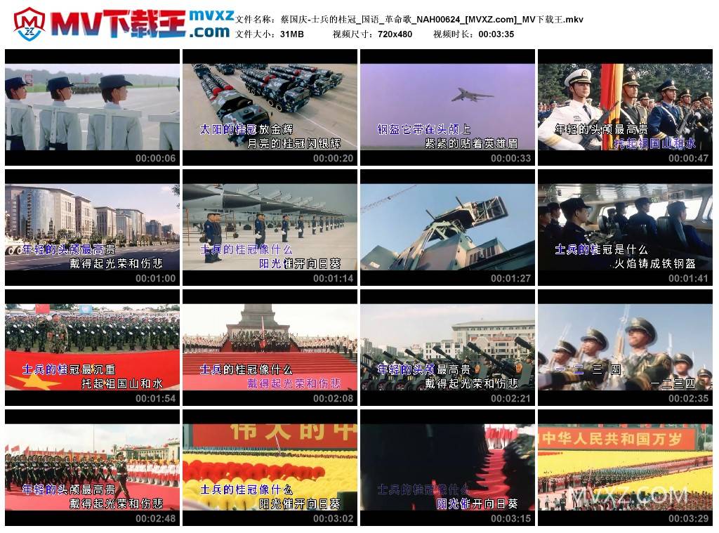 蔡国庆-士兵的桂冠_国语_革命歌_NAH00624